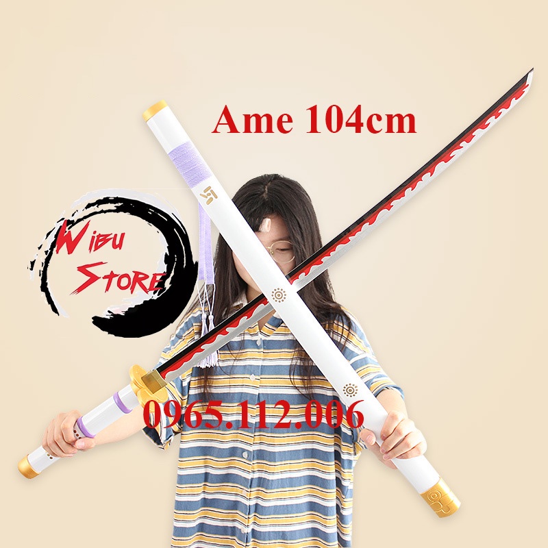 Đạo cụ Cosplay nhân vật Zoro trong Đảo Hải Tặc  bằng Gỗ dài 1m