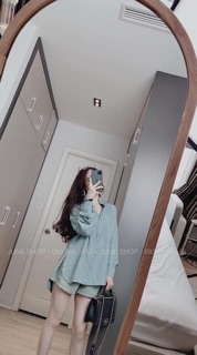 [KÈM VIDEO] SET ÁO SƠ MI CỔ TRỤ VẠT BẦU