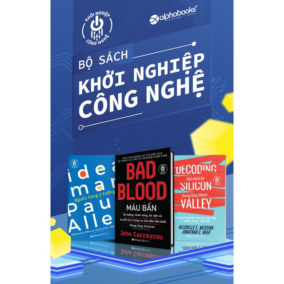 Sách - Khởi Nghiệp Công Nghệ (Bộ 3 Cuốn)