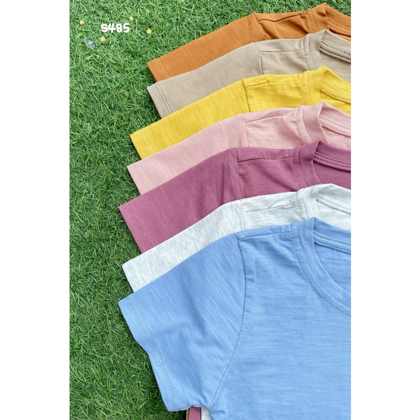 (Link1/2) Áo thun trơn Bigbaby nhiều màu có túi cổ tròn cho bé 9-33kg