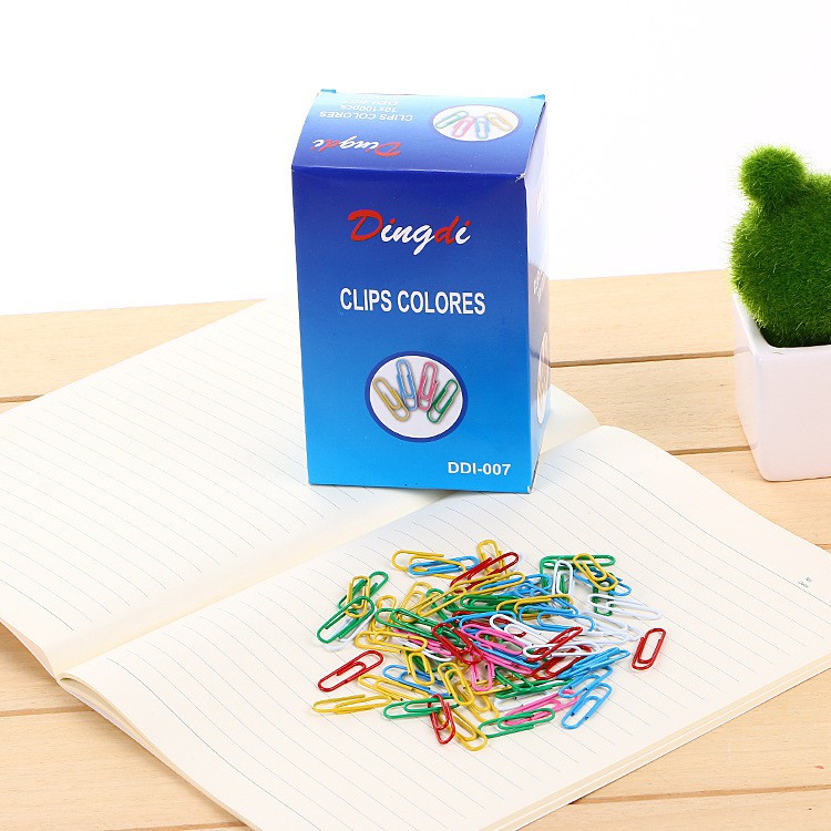 Kẹp ghim nhiều màu 70 chiếc/hộp nguồn hàng buôn sỉ
