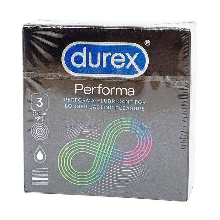 (Hộp 3 cái) COMBO 01 Hộp Durex Invisible ôm sát + 01 Hộp Durex Performa kéo dài thời gian