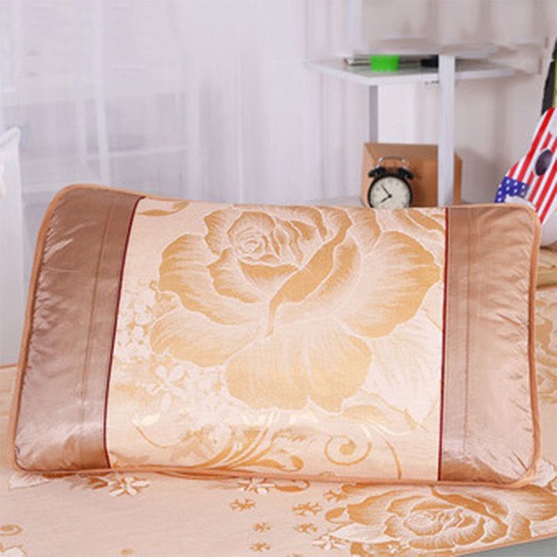 Cặp Vỏ Gối Bằng Lụa Lạnh 48 * 74cm Có Thể Gấp Gọn Tiện Dụng