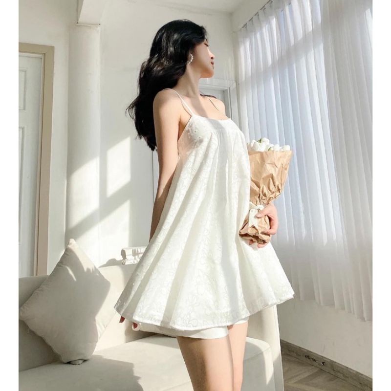 💢💢Áo 2s hoa xòe hở lưng bánh bèo tiểu thư ❤❤