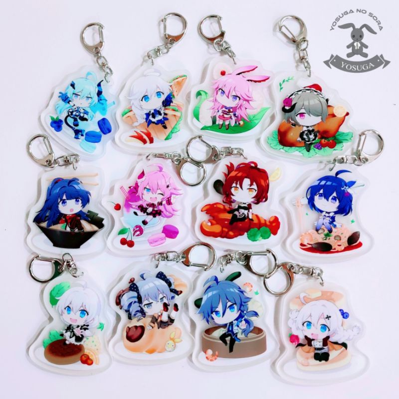 Móc Khóa Honkai Impact (Đồ ăn)