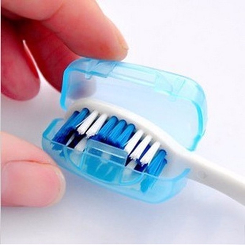 Set 5 hộp đựng bảo vệ đầu bàn chải đánh răng nhiều màu sắc thích hợp đi du lịch