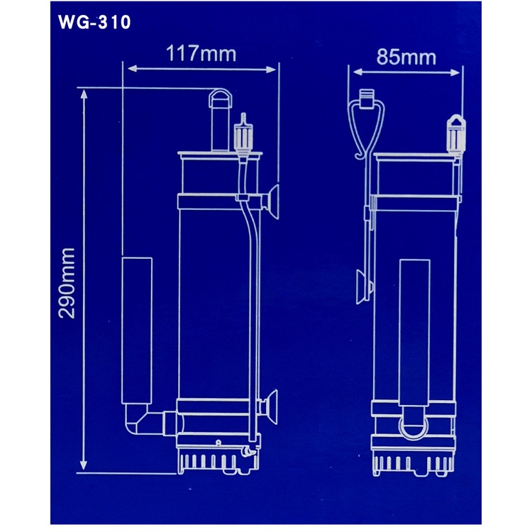 Skimmer tách protein cho hồ cá biển -  - máy tách protein- MÁY TÁCH BỌT / PROTEIN SKIMMER