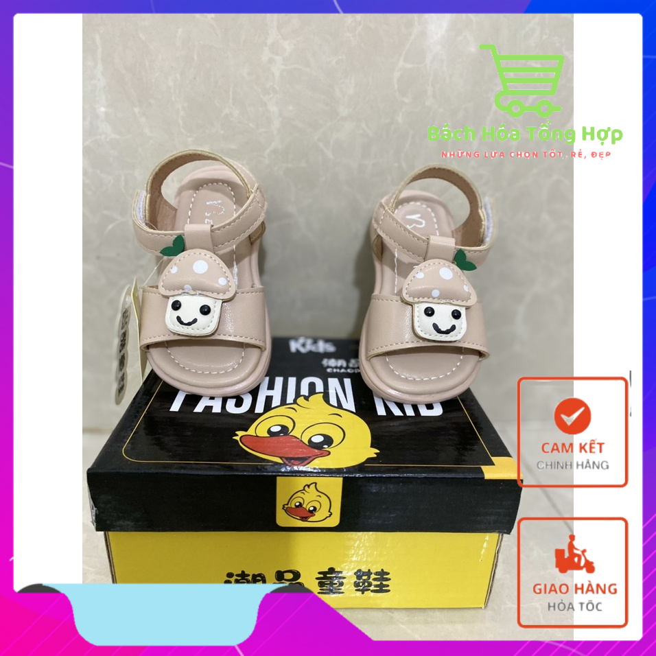 Dép tập đi chống vấp cho bé hình Nấm dễ thương đơn giản | Hàng Quảng Châu chất lượng cao