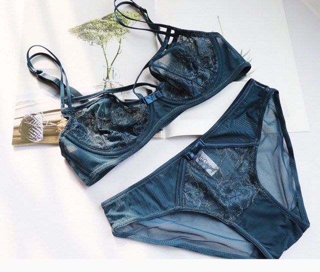 Bộ Đồ Lota Có Gọng Không Đệm Ren Lưới Siêu Mát S030