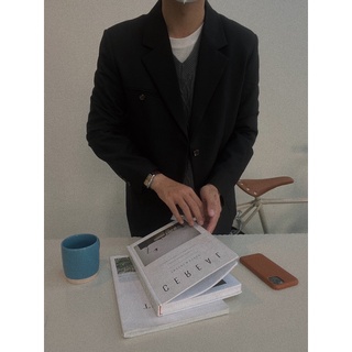 Áo blazer nam vải trơn kiểu dáng basic - ICON2 BLAZER