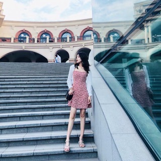 Váy 2s hoạ tiết hoa nhí