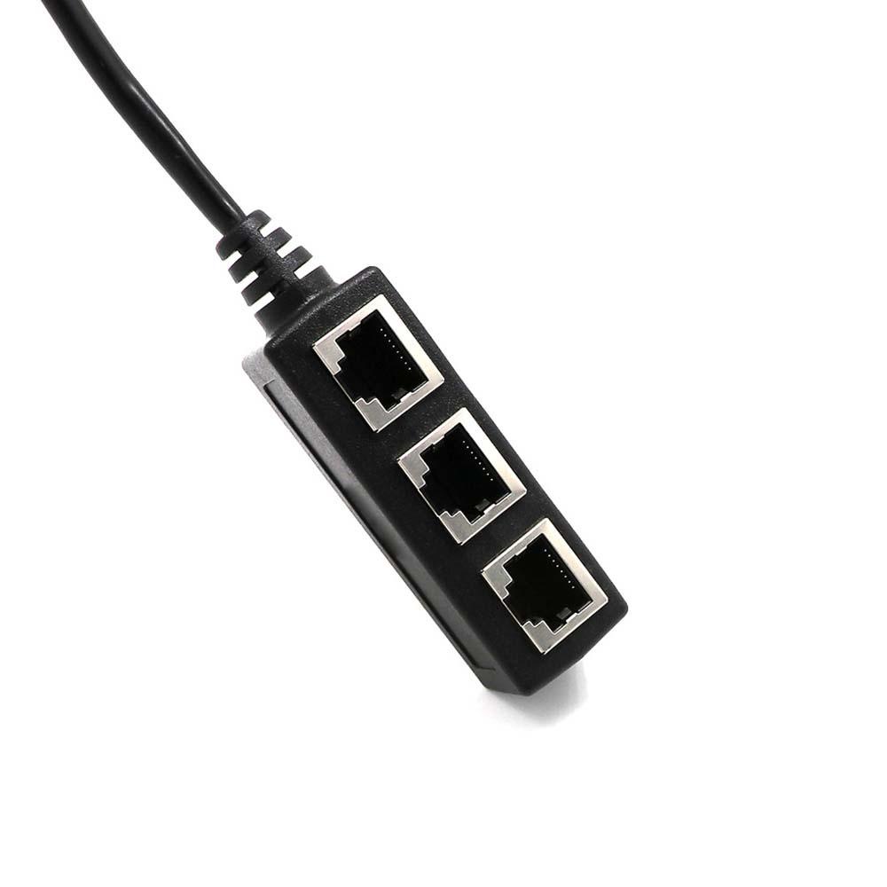 Bộ chia cổng mạng Lan MMULCK RJ45 từ 1 đầu cắm sang 3 ổ cắm