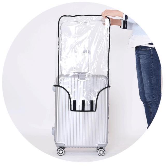 Vỏ bọc bảo vệ vali kéo. túi bọc vali nhựa trong suốt đủ size 20,24,29 inch chống chầy xước