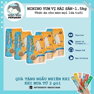 Thức ăn hạt khô cho mèo minino yum 1.5kg - meobeopetshop