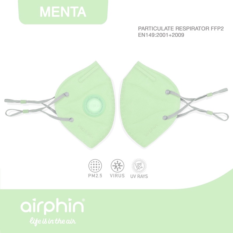 Khẩu trang Airphin -người lớn /trẻ em vỏ mềm - Đủ màu | BigBuy360 - bigbuy360.vn