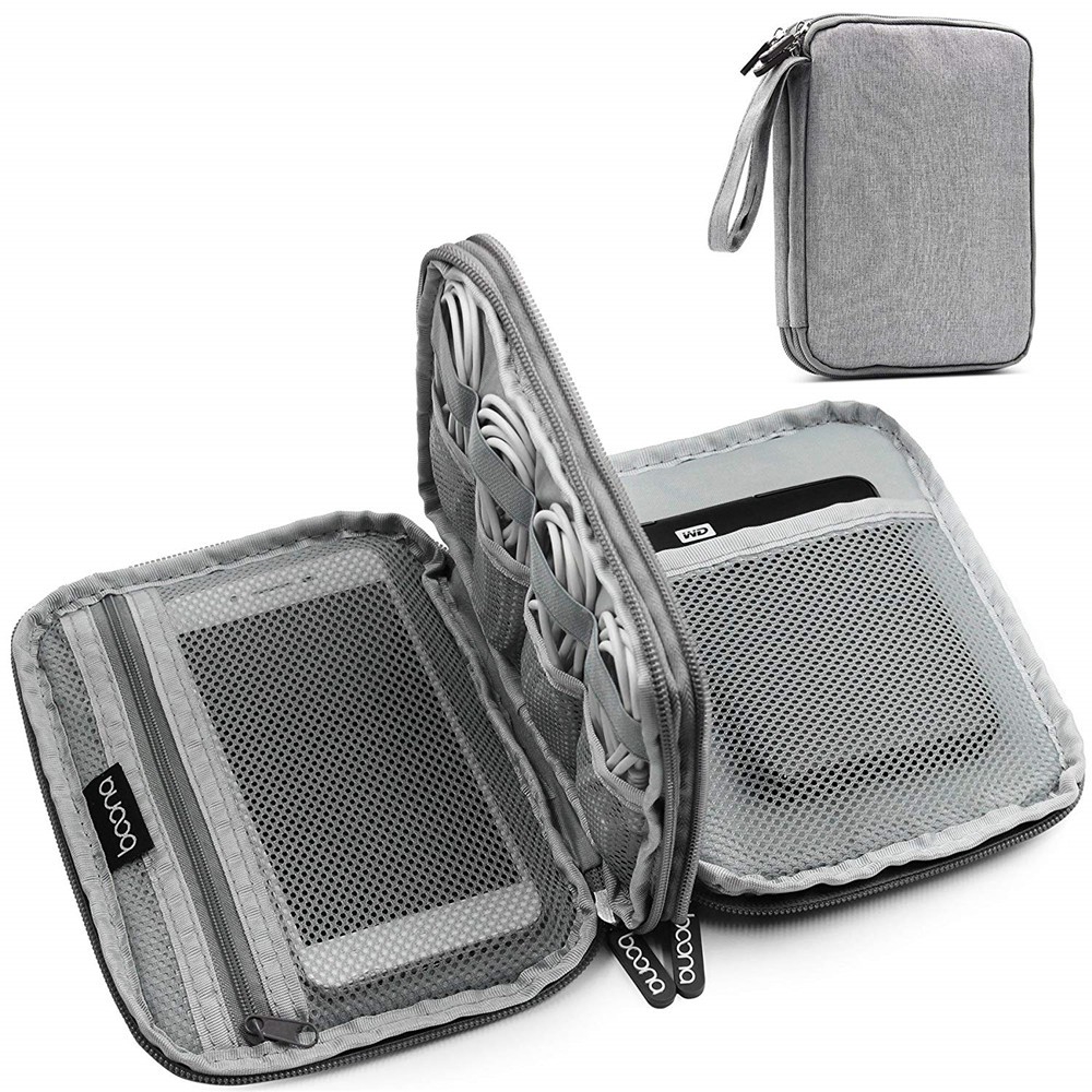 baona Digital Travel Carrying Organiser Case Card Charger Cable Power Bank Storage Bag