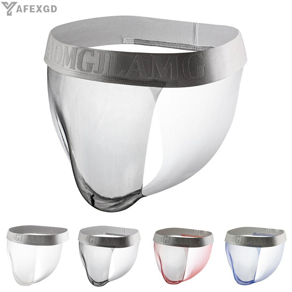 YAFEXGD&Quần lót nam dạng chữ T trong suốt thoáng khí