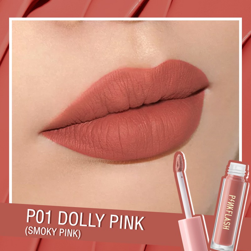 (Hàng Mới Về) Son Kem Lì Mềm Mịn Lâu Trôi Pinkflash | BigBuy360 - bigbuy360.vn