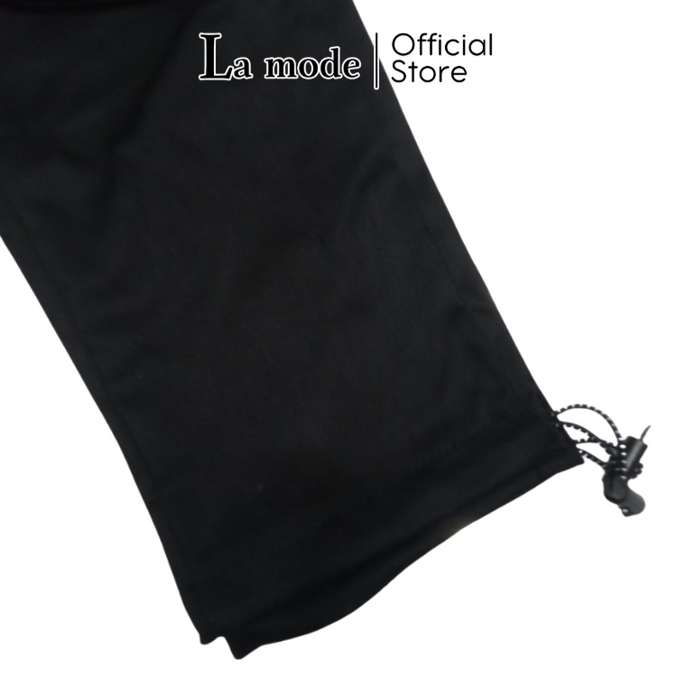 Quần Baggy Kaki Basic Form Cho Nữ Có Túi Trước Dây Rút Freesize - La mode