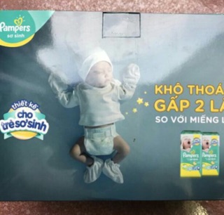 Tã dán sơ sinh pamper newborn 120m