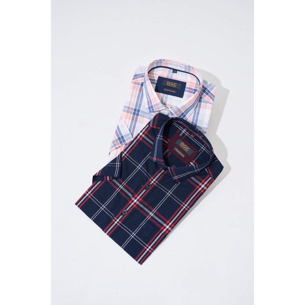 Áo sơ mi ngắn tay SMART CASUAL DGCs SASNCB42MS