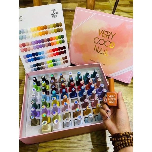 Sét sơn very good nail 60 màu "tặng base top + bảng màu "