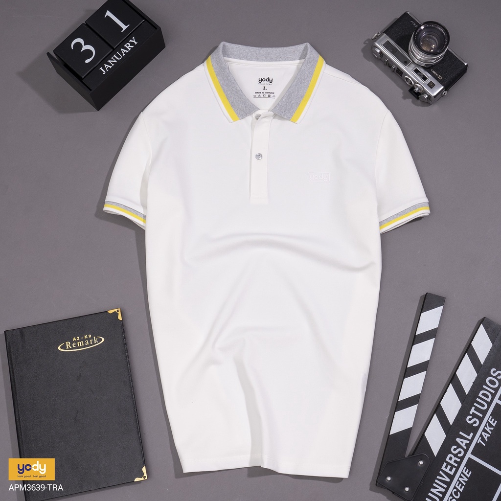 Áo Thun Polo Nam Mắt Chim YODY Áo Phông Nam Có Cổ Trẻ Trung, Năng Động - APM3639 | BigBuy360 - bigbuy360.vn