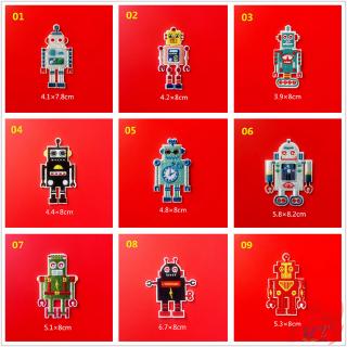 Miếng dán may quần áo hình robot