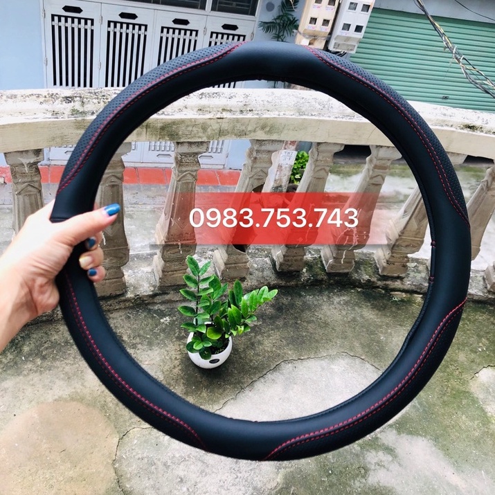 Bọc Vô Lăng Spaco Da Bò Cho Ô Tô, Xe Hơi Kiểu Dáng Sang Trọng