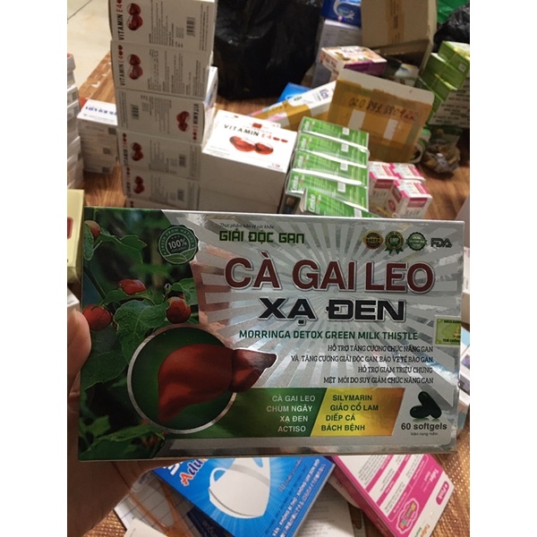 Giải độc gan Cà gai leo xạ đen