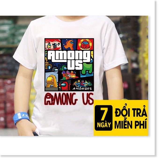 Áo thun bé trai Among Us đẹp trẻ em mẫu mới vải đẹp AQA1807 02 aomivn