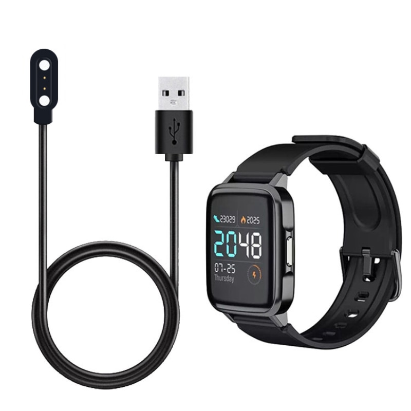 Đế sạc nhanh chuyển đổi nam châm có dây USB dành cho đồng hồ thông minh Haylou LS02 Sport