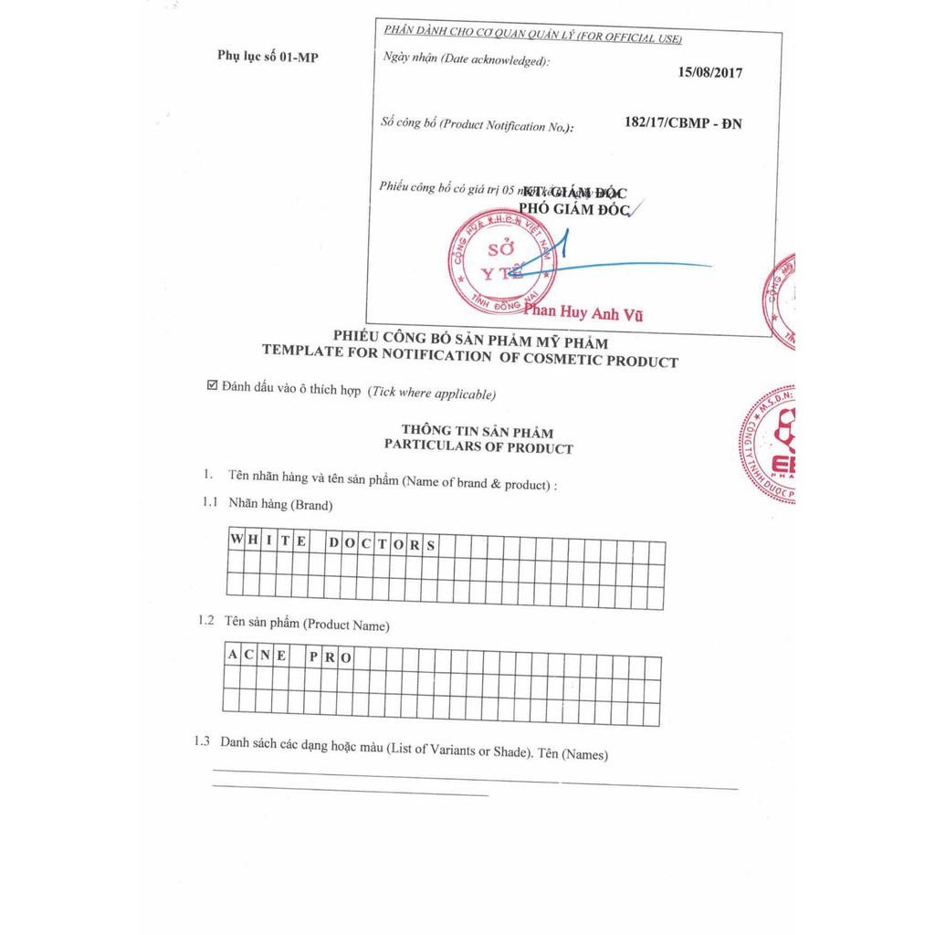 White Doctors Acne pro Kem loại bỏ mụn thâm, sẹo mụn | BigBuy360 - bigbuy360.vn