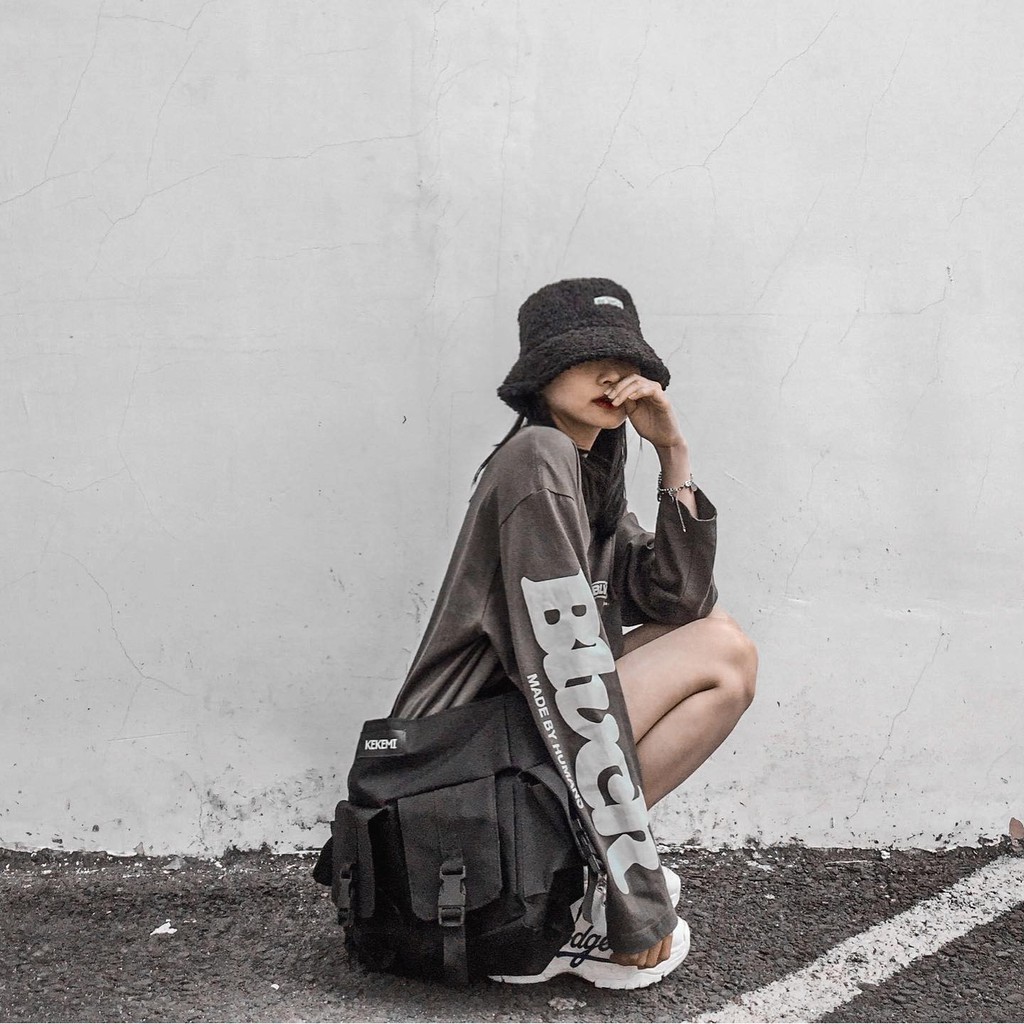 [Mã SKAMCLU7 giảm 10% Tối Đa 50K đơn 0Đ] Áo thun tay dài BLVCK Poplogo - Màu nâu | BigBuy360 - bigbuy360.vn