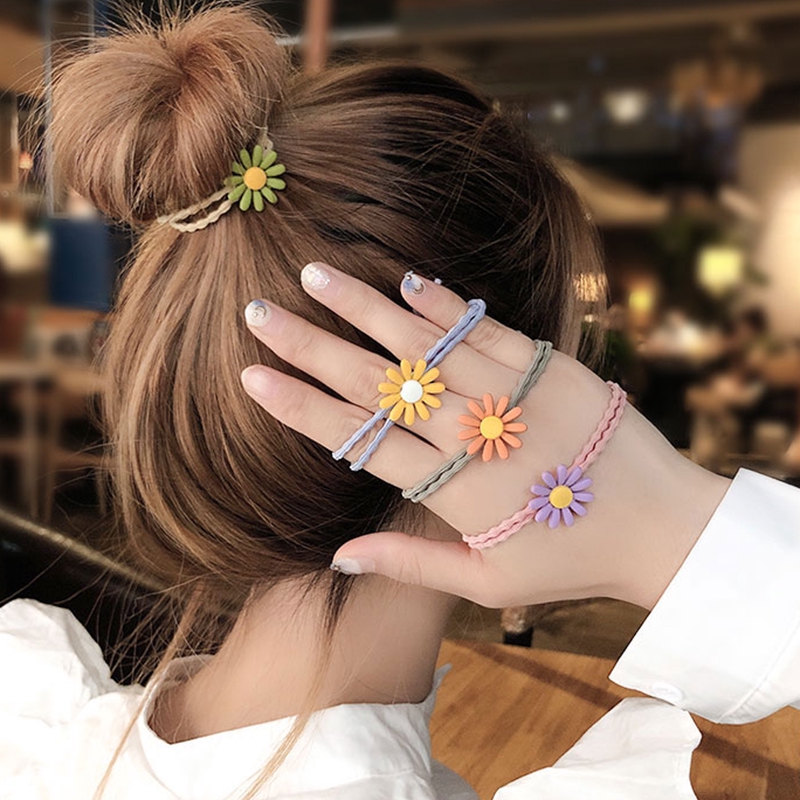 Elastic Daisy Hair Lanyard There are 5 Color Options