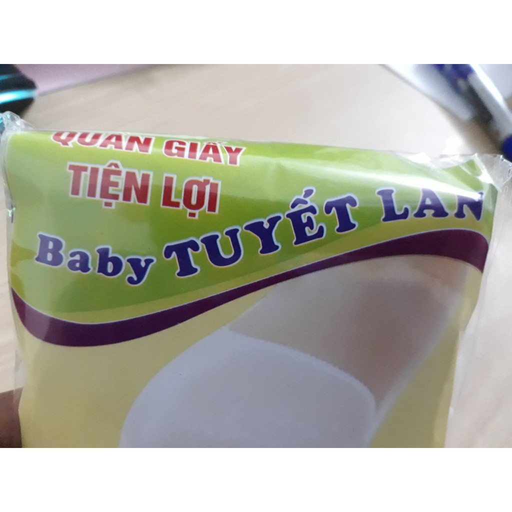 Quần lót giấy cho mẹ sau sinh gói 6 quần size lớn XXXL 50 đến 70kg