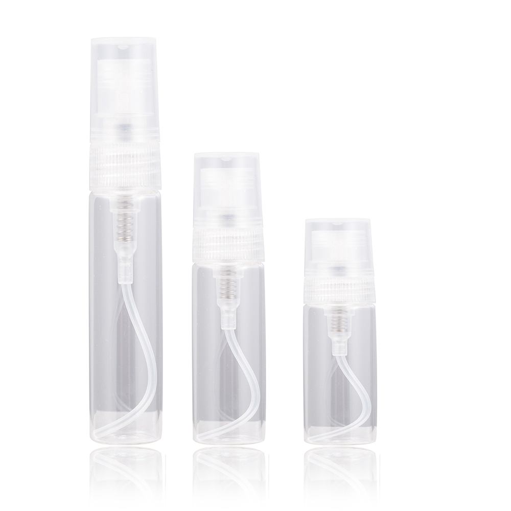 [Hàng mới về] Bộ 5 chai xịt phun nước hoa mini rỗng bằng thủy tinh đổ đầy lại được nhỏ gọn mới 2-5ml