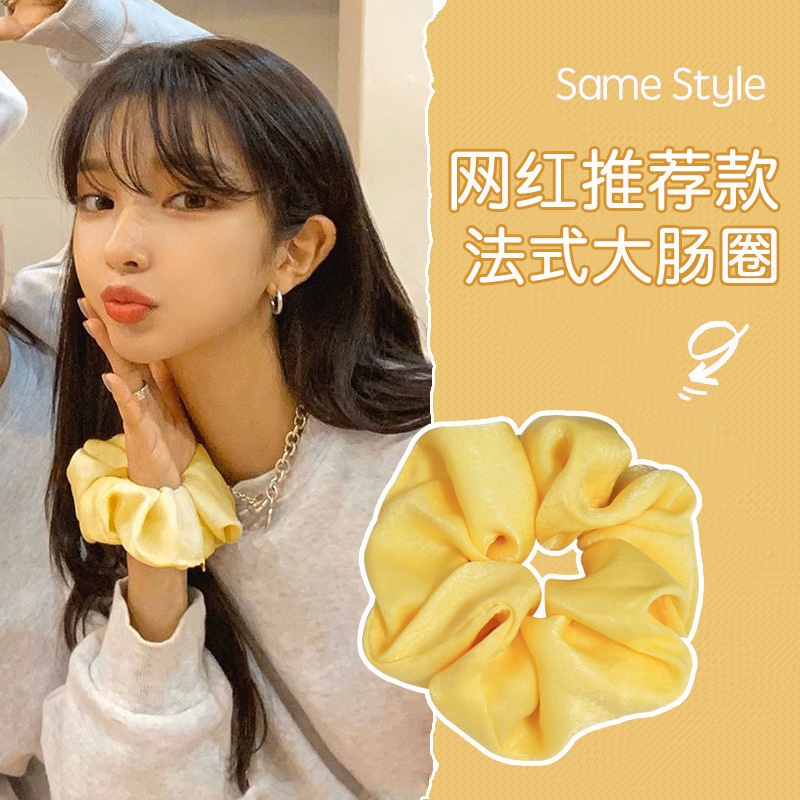 Dây buộc tóc vải scrunchies TOZZO cute dễ thương cho nữ phong cách hàn quốc siêu rẻ DV02