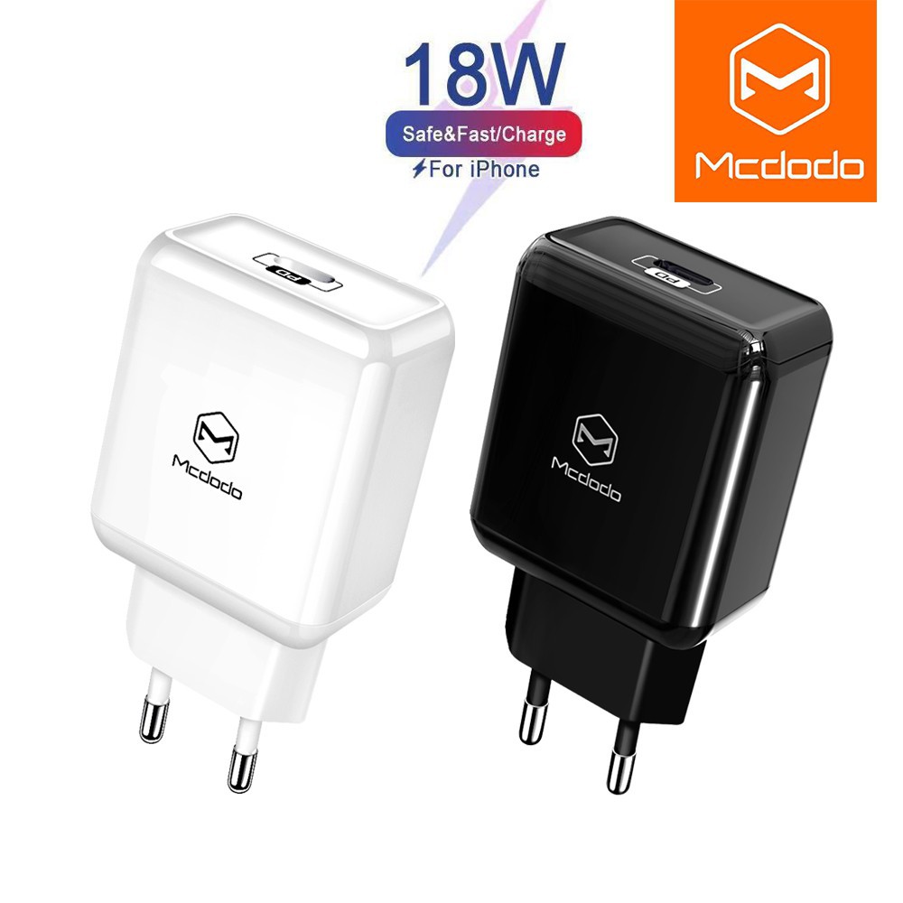 Cốc Sạc Mcdodo PD 18W Hỗ Trợ Sạc Nhanh Cho Macbook Iphone XS Max Samsung Xiaomi Huawei