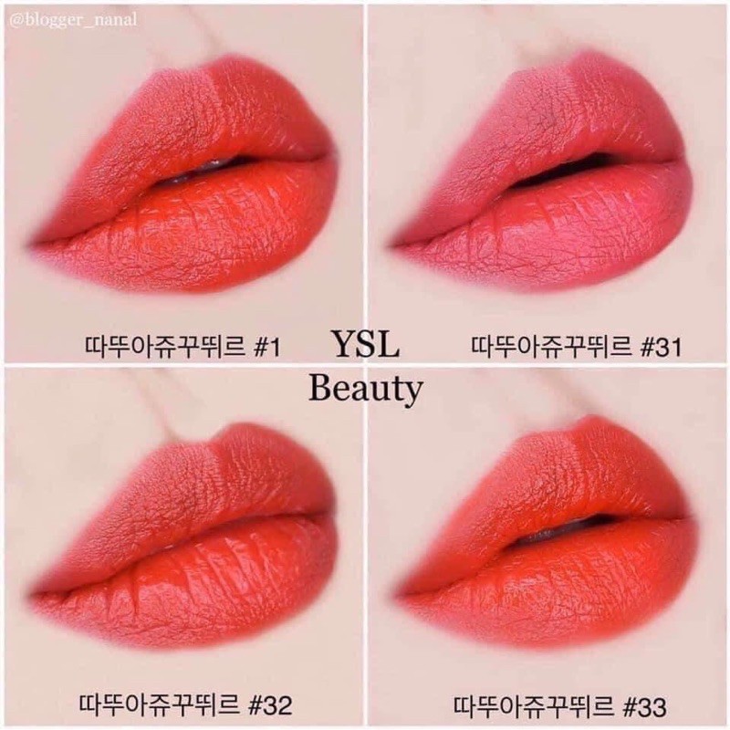 Son kem lì YSL 31 mầu đỏ hồng sang chảnh | BigBuy360 - bigbuy360.vn