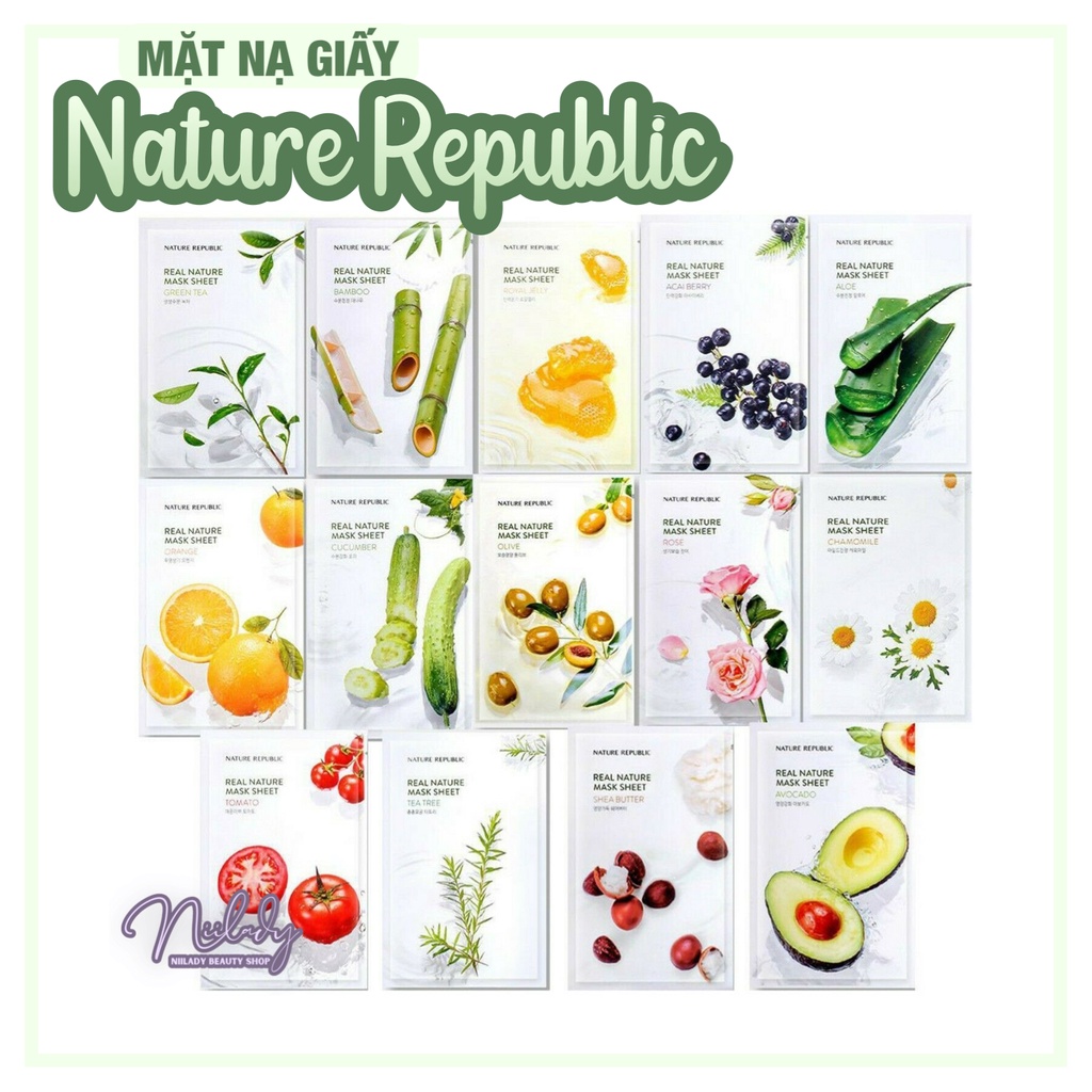 Mặt nạ Nature Republic Real Nature Mask Sheet