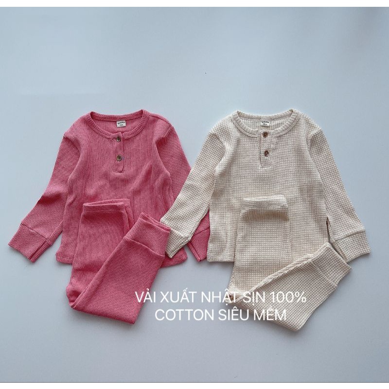 SÉT 2 BỘ COTTON XUẤT NHẬT SIÊU MỀM CHO BÉ