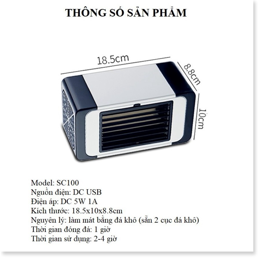 Quạt mini làm mát điều chỉnh hướng gió Refreshing để bàn Công Nghệ Nhật Bản - cao cấp