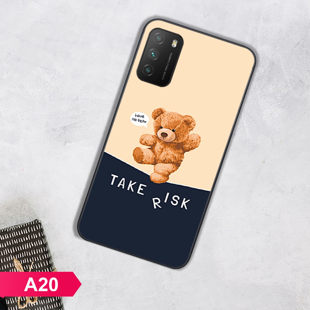 [SALE]ỐP LƯNG XIAOMI POCO M3/REDMI 9T/POCO X3 NFC IN HÌNH CHÚ GẤU CỰC ĐÁNG YÊU