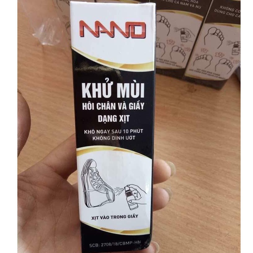 SIÊU RẺ -  XỊT KHỬ MÙI HÔI CHÂN NANO