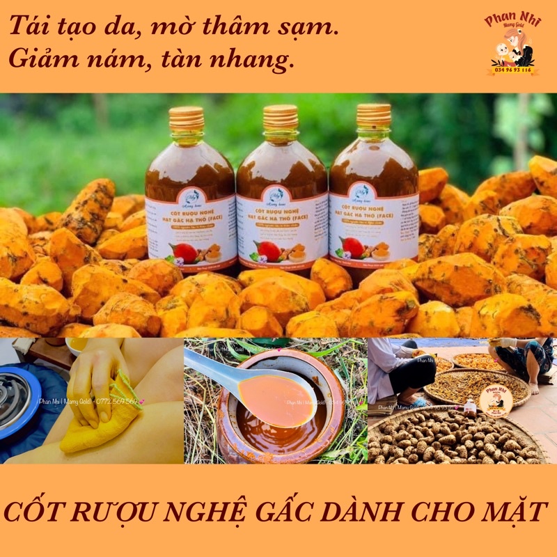 [ FACE ] 1/2L CỐT NGHỆ GẤC HẠ THỔ DÙNG CHO DA MẶT