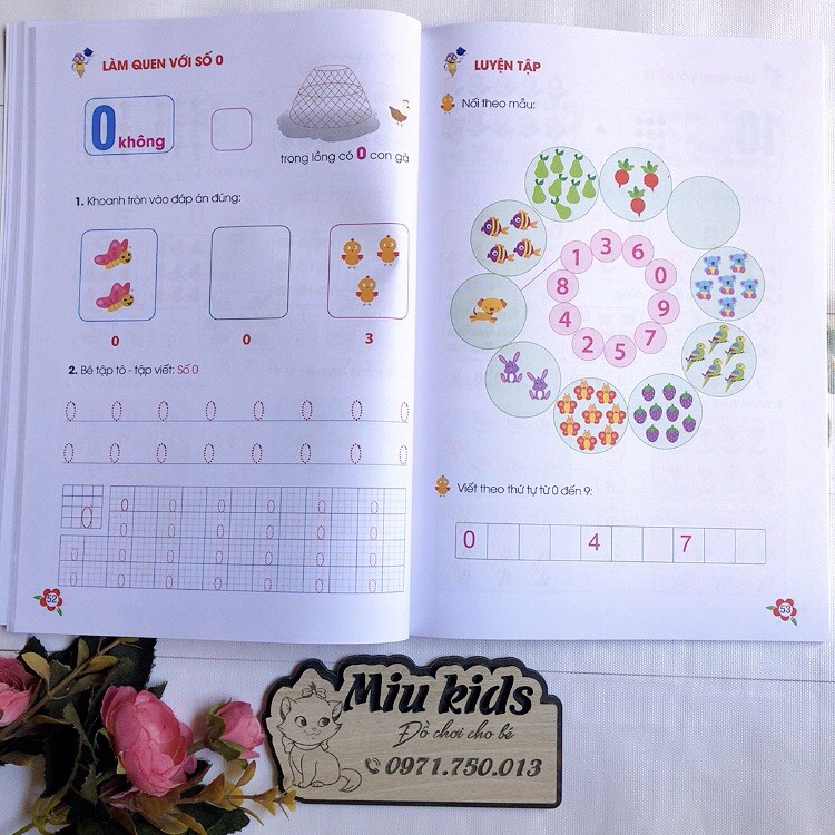 Combo toán tư duy và tập đánh vần giúp bé phát triển IQ trí tuệ