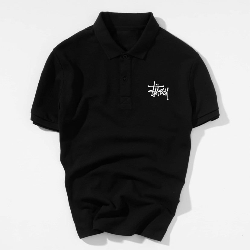 Áo thun Polo nam nữ cổ bẻ vải cá sấu Cotton Stussy xuất xịn, chuẩn đẹp, sang trọng-lịch lãm - Hiti