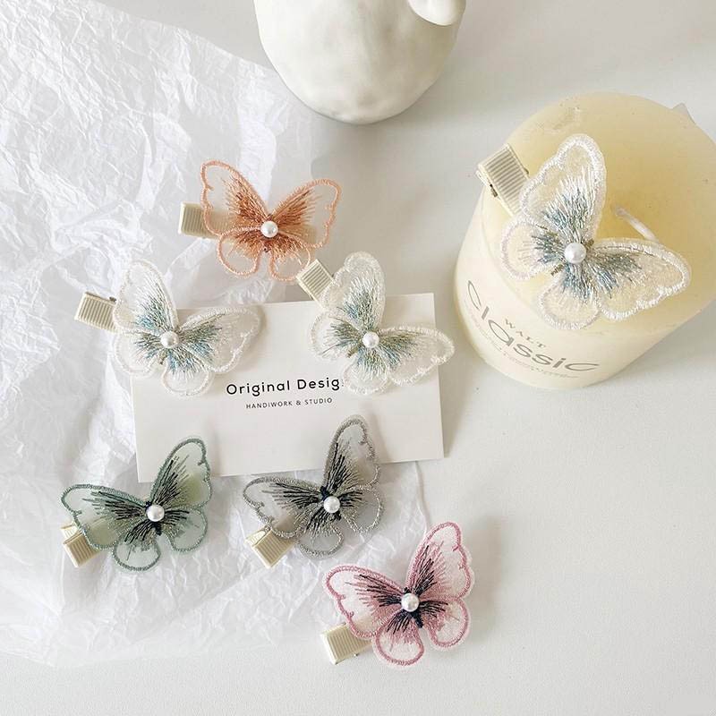 Kẹp Tóc Nơ Hoạt Hình Dễ Thương Cho Bé Gái