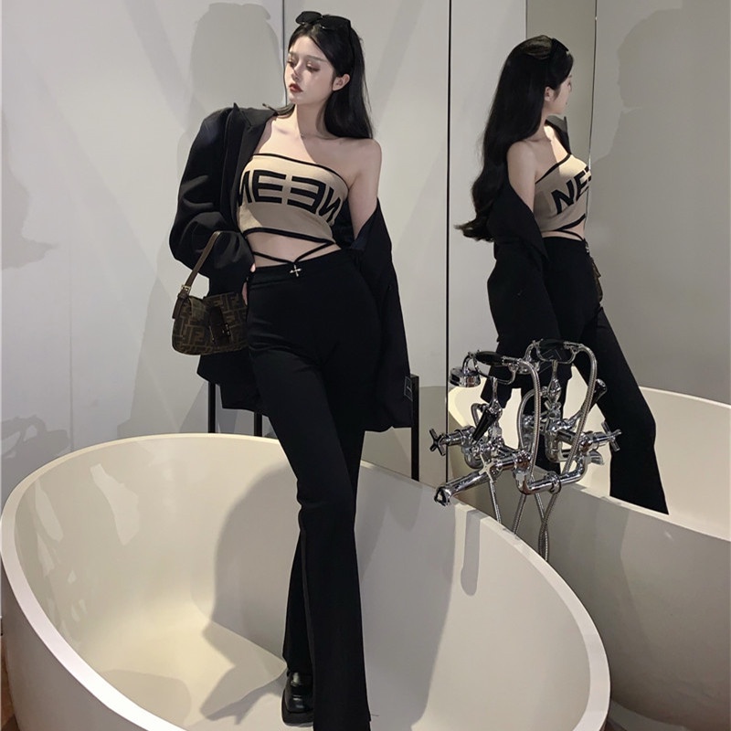 Áo Dệt Kim Sát Nách Chất Liệu Co Giãn Thoải Mái Hợp Thời Trang